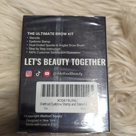 iMethod Beauty eyebrow stamp stencil kit just stamp perfect eyebrow color 06 - Picture 2 of 4